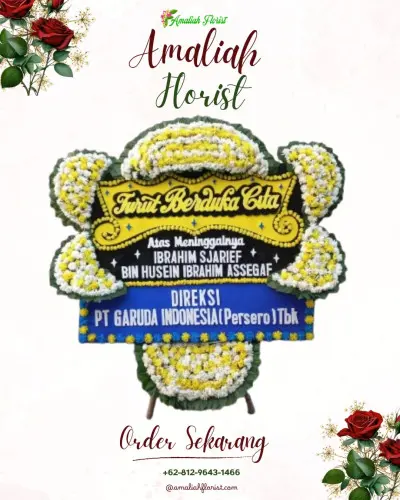 Papan Bunga Duka di Kamal